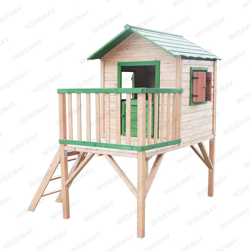 Children's Playhouse with Balcony